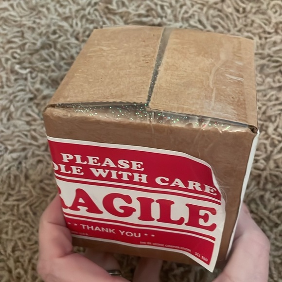 Anthropologie Holiday AnthroLiving Home Christmas Measuring Cup Glass Ornament - Picture 5 of 6